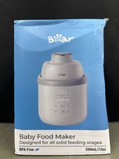 Bear NutriEase AllStage Stainless Steel Baby Food Maker Steamer and Blender, T 1