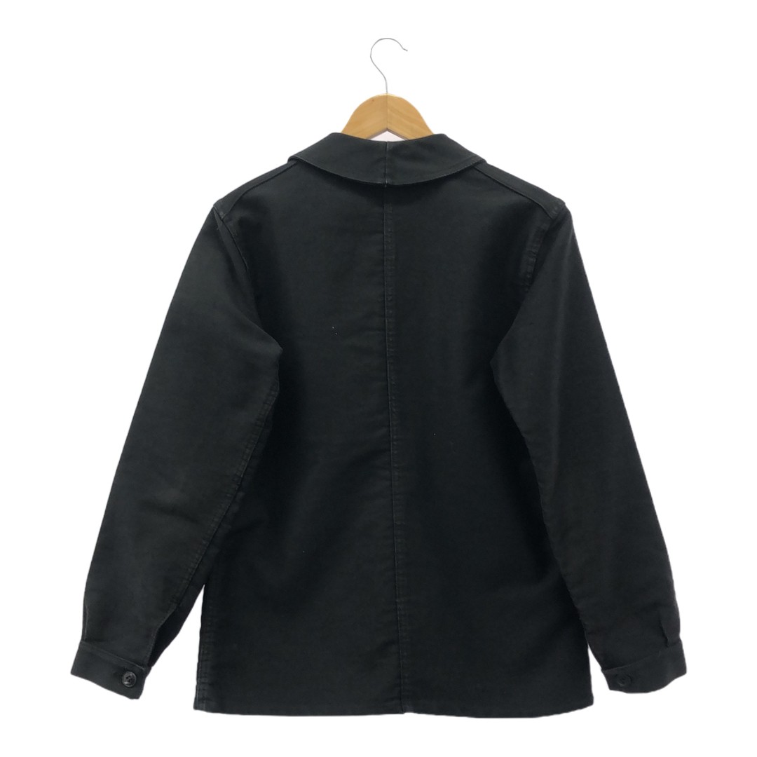 Unknown Black Moleskin Work Jacket Equivalent S E… - image 2