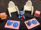 VTG Kelly Barbie Doll Nursery School Playroom Chairs Accessories