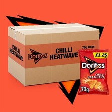 Doritos Tortilla Chips, Crisps, Chilli Heatwave 15x70g Free Delivery