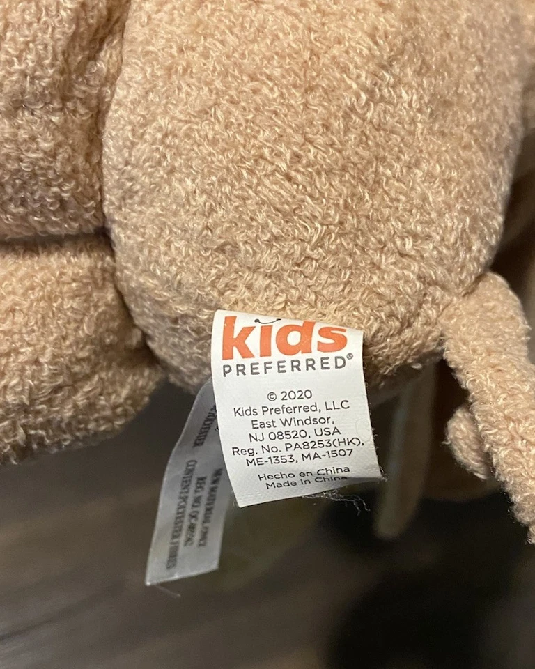 Manta de bebé de felpa con orejas de plátano grandes y flojas de mono preferidas para niños Lovey Foto 3 de 3