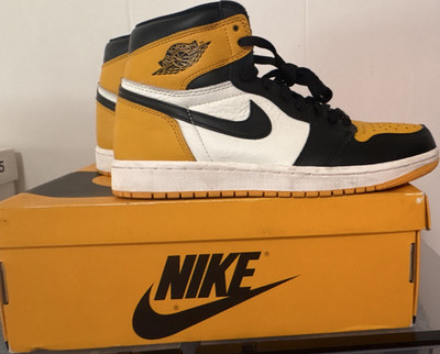 Jordan Air Jordan 1 Retro High OG Yellow Toe Taxi Black Sail 555088-711