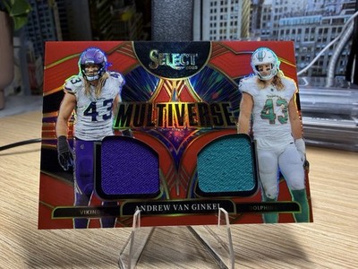 2025 Panini Prizm Select Andrew Van Ginkel Multiverse Dual Jersey