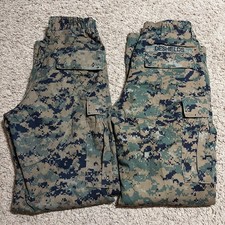 2 Marine Corps USMC Woodland MARPAT Camo MCCUU Combat Pants Trousers Small Reg