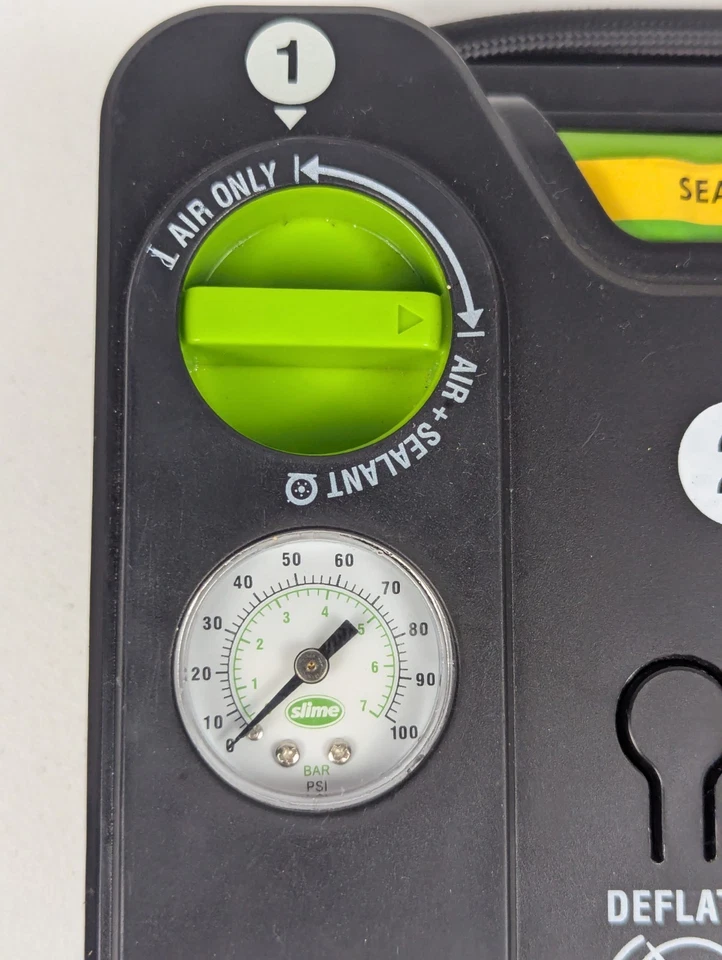 Slime 50122 Flat Tire Repair Kit with 12V Air Pump – Portable Tire Inflator - Image 2 of 4