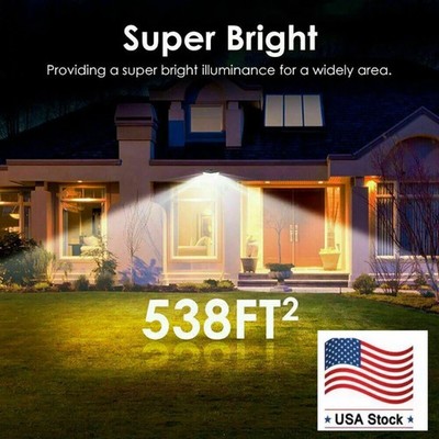 Waterproof 100 LED Solar Powered Light Outdoor PIR Motion Sensor Garden