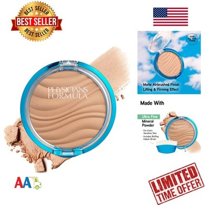 Mineral Face Powder 0.32oz Full Coverage Talc-Free Sensitive Skin