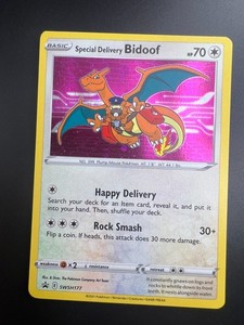 Special Delivery Bidoof - SWSH177 - Pokemon Sword & Shield Promo Holo Card NM