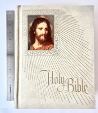 Vintage 1971-72 The New American Bible Catholic Bible Publishers Gilded Edges