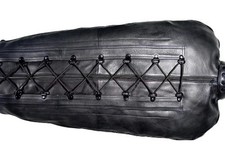 Premium Leather Bondage Sack for Men &ndash; Zippered Full Body Restraint Suit Hand