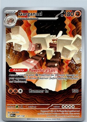Garganacl - Illustration Rare ME01: Mega Evolution 147/132 NM