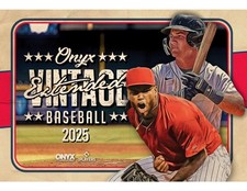 2025 ONYX VINTAGE EXTENDED BASE SERIES BASEBALL HOBBY 6-BOX CASE