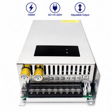 1000W Adjustable Switching Power Supply AC110-220V to DC 0-200V Digital Display