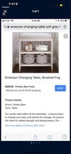 Pottery barn Emerson Changing Table