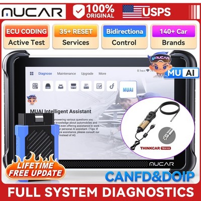 MUCAR 892BT W/ Endoscope Car Bidirectional MUAI Diagnostic Tool Automotive CANFD