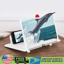 12" inch Mobile Phone Screen Magnifier TV Phone Screen Magnifying Enlarger Stand