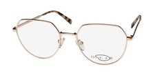 NEW OSCAR DE LA RENTA OSL 741 EYEGLASS FRAME GEOMETRIC WOMENS METAL PLASTIC