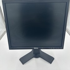 Dell 1908FPt 19" LCD Monitor, VGA, DVI, w/ Stand Tested Works Black