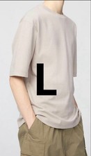 Uniqlo U AIRism Cotton Oversized T-Shirt Black New