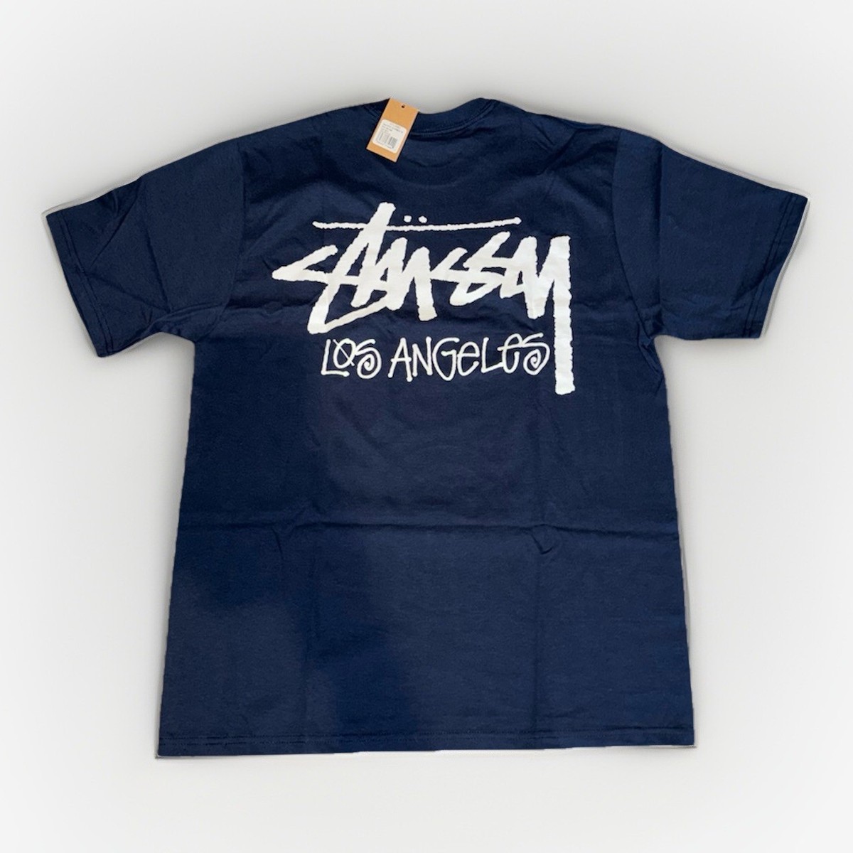 【Stussy】ステューシー★正規品★Stock Los Angeles T-Shirt B Stussy Stock Los Angeles Tee - Navy - Medium - New With Tags