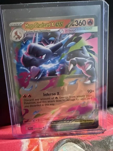 Mega Charizard X ex 013/094 Me02: Phantasmal Flames Holo