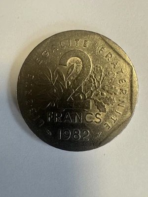 Pièce 2 francs Semeuse - 1982 - ETAT SUP à FDC - Photo 1/2