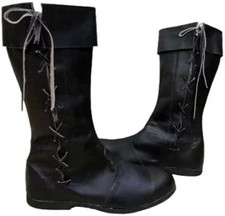 Medieval Leather Boots Renaissance Viking Pirate Boot larp Halloween costume SCA
