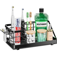 Toothbrush Holders Instant-Drying Organizer - Bathroom Countertop/Wall Mounte...