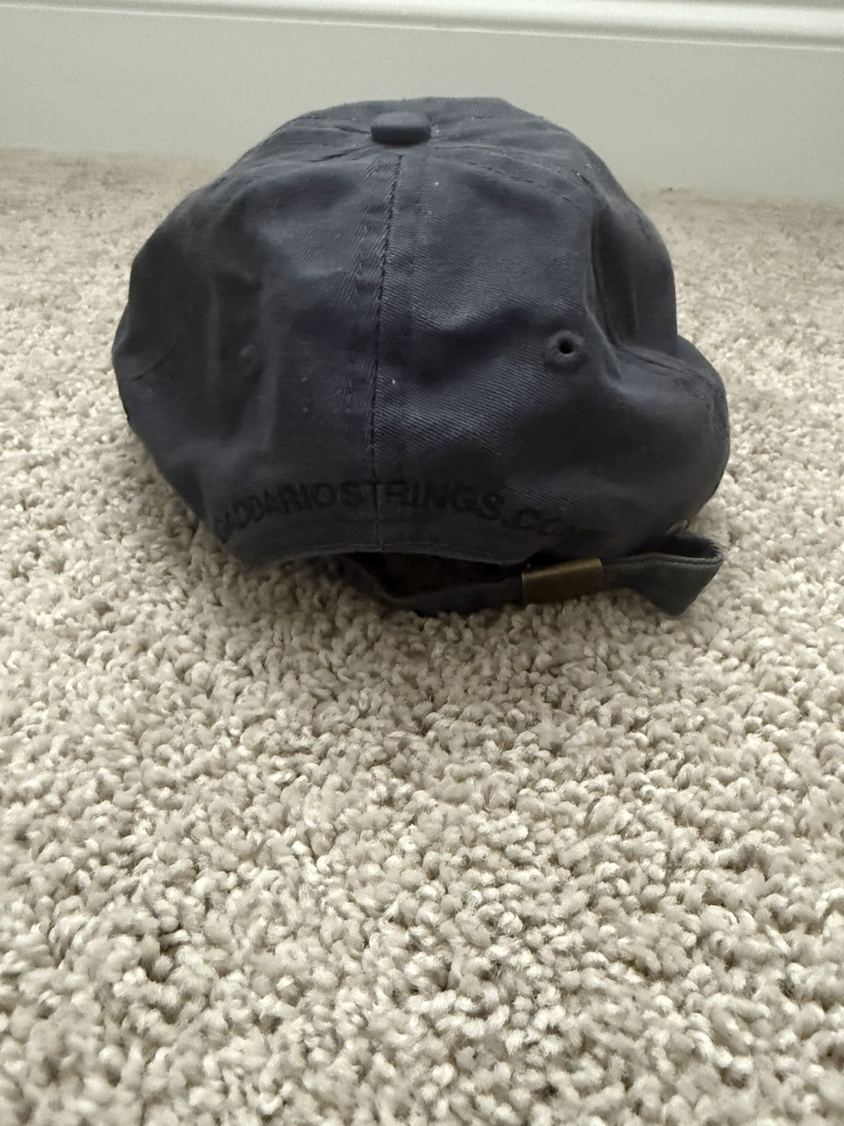 D’addario Adjustable Baseball Hat Solid Grey/Navy… - image 3