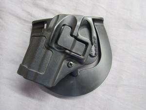 BLACKHAWK CQC SERPA Belt Holster, GLK 42 Left Hand, Black 410567BK-L Paddle belt