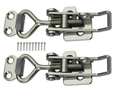 SYINE Adjustable Buckle Cabinet Boxes Lever Handle Toggle Catch Latch Lock wi...