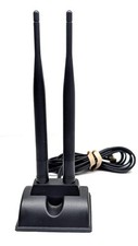 Dual Band WiFi Antenna Base Desktop Extension RP-SMA Magnetic High Gain