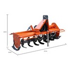 49" 3 Point Tractor PTO Rotary Tiller Attachment 5" D For Cat 1 Tractors 20-30HP — photo 10