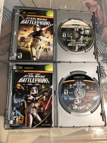XBOX / 360 STAR WARS BATTLEFRONT 1 & 2 BUNDLE. BOTH WORK WELL.