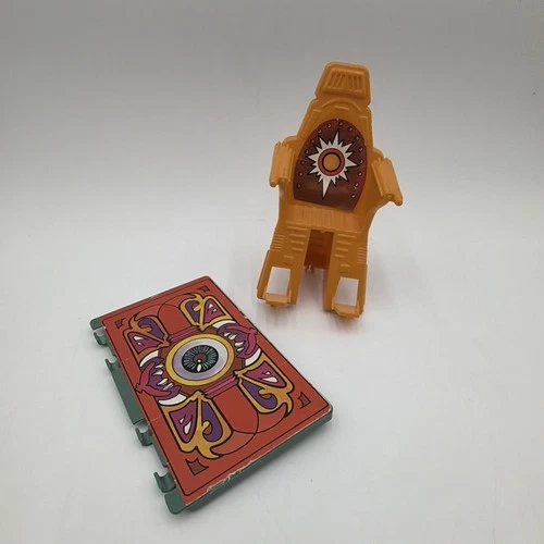 Vintage 80s MOTU He-Man Castle Grayskull Parts Lot - Throne And Trap Door