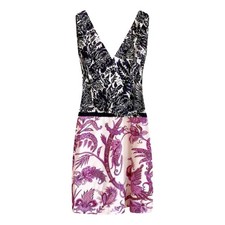 Gucci Silk Mini Runway Dress Patterned Floral Silk Dress RRP $2500