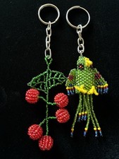 2 Llaveros De Chaquira Artesanales 