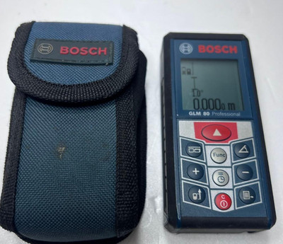 Bosch GLM 80 Pro Laser Distance Measure 265ft/80m Incline Sensor Digital Level