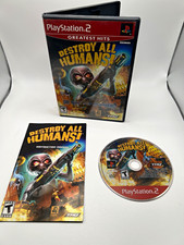 THQ Destroy All Humans! Greatest Hits PS2 2005 T NTSC-U/C Manual Included Tested