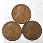1917 P, D, S Lincoln Wheat Cent, Penny, Fine