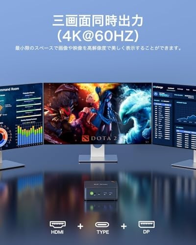 GMKtec ミニpc AMD Ryzen 7 PRO 16GB+512GB Amazon.com: GMKtec Mini PC AMD Ryzen 7 5825U (Turbo 4.5GHz) Dual