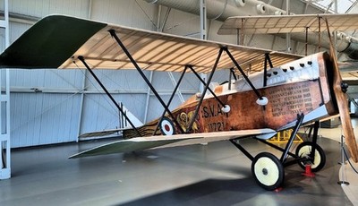 Ansaldo SVA-5 SVA5 Primo Biplane Desktop Wood Airplane NewModel Large Scale 1/24