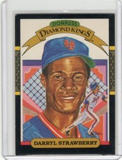 1987 Donruss # 4 Darryl Strawberry Diamond Kings - FREE CARDS with purchase!