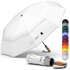 Royal Walk Windproof 103 Centimeters Diameter, 64 Length, White