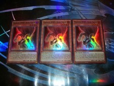 3x Masked HERO Dusk Crow 1st Edition Super Rare MZMU-EN014 Yu-Gi-Oh 