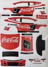 Custom 2024 Chase Elliott 9 Coca Cola 1/64 Scale NASCAR Peel Stick Decals
