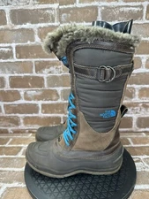 The North Face Shellista Tall Faux Fur Winter Snow Boots Brown Women’s Size 6