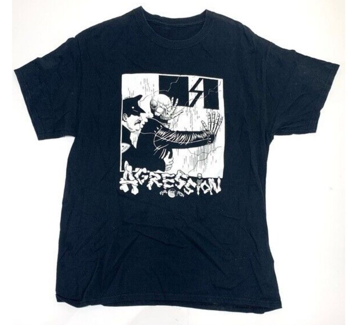 Agression Band Shirt, remake shirt, hardcore punk band, gift for 