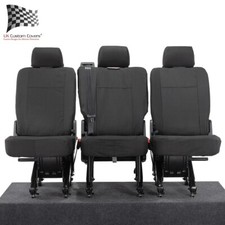 Vw Transporter T6/T6.1 Shuttle 2Nd Row 3 X Single Seat Covers (2015-2024) 360