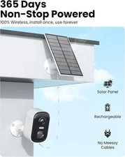 MISECU 2K Security Cameras Wireless Outdoor, WiFi Cameras for Home Security...